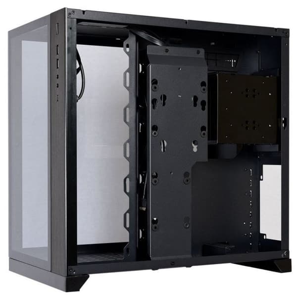 PC-chassi - Lian Li - PC-O11 Dynamic - Utökat ATX-torn - Svart och Vit - USB/Ljud