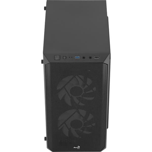 PC-fodral - AEROCOOL - CS-107-A V2 - Fodral utan strömförsörjning - Minitorn - Micro-ATX-format - Svart (ACCS-PC14032.11)