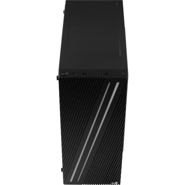 Aerocool STREAK - ATX RGB PC-fodral - Sidopanel - 80 mm fläkt