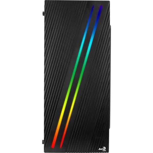 Aerocool STREAK - ATX RGB PC-fodral - Sidopanel - 80 mm fläkt