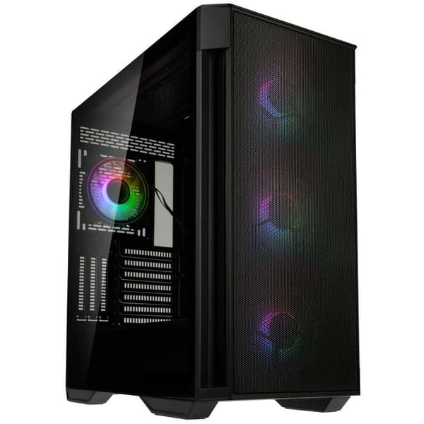 KOLINK Observatory Z Mesh ARGB E-ATX Midi-Tower datorfodral - 4 förinstallerade ARGB-fläktar Svart
