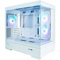 Miniatyrbild 5 av 5: PC-fodral utan strömförsörjning - ZALMAN P30 (Vit) - Minitorn - Micro-ATX - 3x120mm LED A-RGB