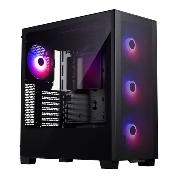 Phanteks Midi Tower Phanteks XT Pro Ultra-härdat glasfönster, D-RGB - schwarz Fodral, Spelfodral, PC-fodral nr Svart