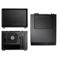 Miniatyrbild 3 av 3: Kolink Satellite Mini-ITX/Micro-ATX-fodral - Svart - 4 interna fack - 2 x USB 3.0