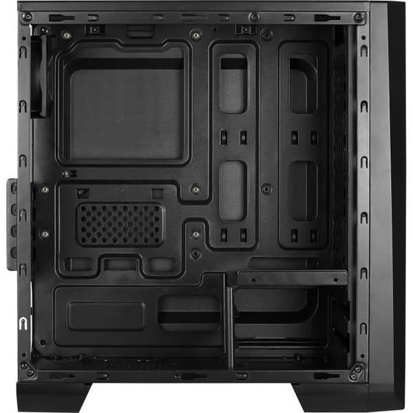 AEROCOOL Cyclon Mini PC CASE - RGB Mini Tower - Svart - Plexiglas - Micro ATX Format (ACCS-PV12012.11)