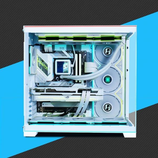 PC-chassi - Lian Li - O11D EVO RGB - Härdat glas - RGB-belysning - Vit