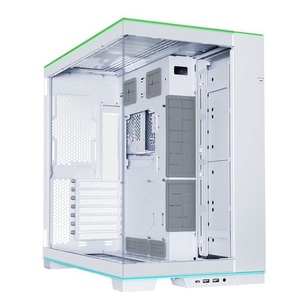 PC-chassi - Lian Li - O11D EVO RGB - Härdat glas - RGB-belysning - Vit