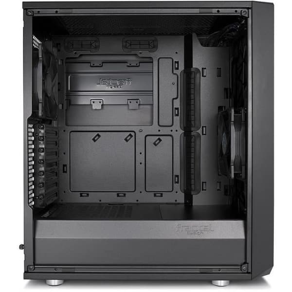FRACTAL DESIGN PC CASE Meshify C - Solid sidopanel - Svart - ATX-format (FD-CA-MESH-C-BKO)