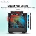 Miniatyrbild 4 av 5: PC-fodral utan strömförsörjning - DEEPCOOL CH370 (svart) - Minitorn - Micro-ATX-format