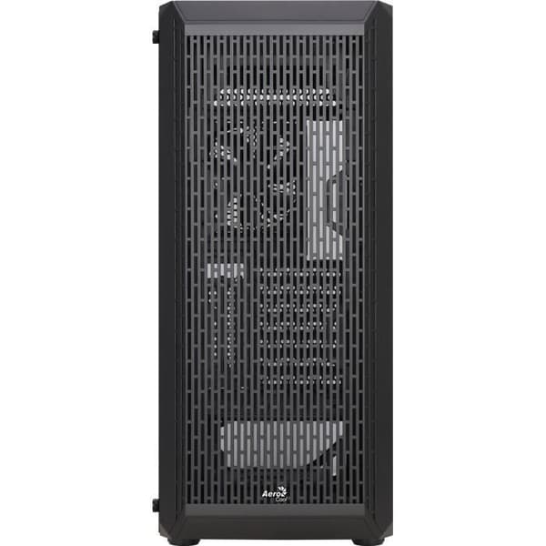 Mid-Tower ATX PC-fodral med Aerocool Beam v1 RGB glaspaneler - svart - TU