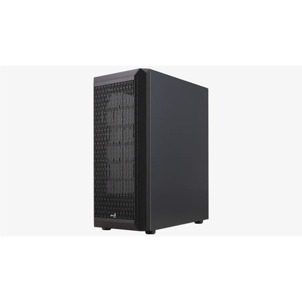 Mid-Tower ATX PC-fodral med Aerocool Beam v1 RGB glaspaneler - svart - TU