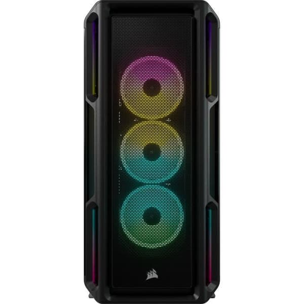 CORSAIR iCUE 5000T RGB ATX Mid-Tower PC-fodral - Svart (CC-9011230-WW)