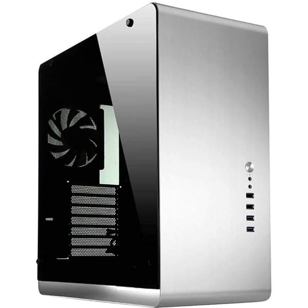 Gamingchassi - Jonsbo - UMX4 SILVER - Midi-torn - Silver - ATX Silver