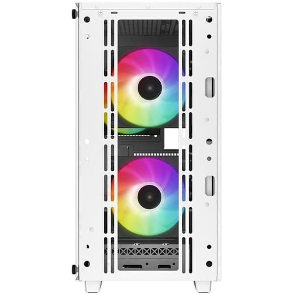 PC-fodral utan strömförsörjning - DEEPCOOL CC360 ARGB (Vit) - Minitorn - Micro-ATX-format
