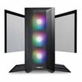Miniatyrbild 3 av 3: Lian Li LANCOOL II Mesh C RGB PC-fodral - Svart - Midi tower - 3 LED-fläktar - Dammfilter