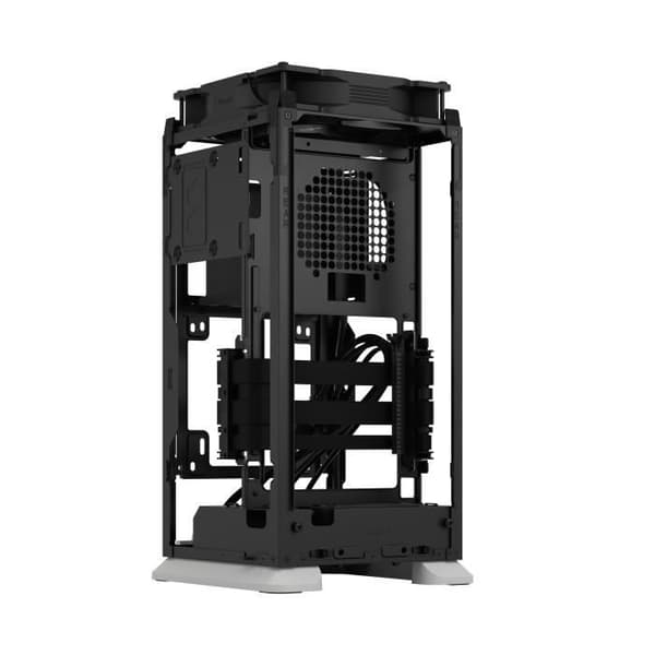 PC-fodral - FRACTAL DESIGN - Mood Light Grey - m-ITX - 1 180 mm fläkt, USB3.1 Typ C