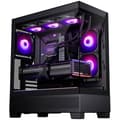 Miniatyrbild 2 av 3: Phanteks Midi Tower Phanteks XT View Fönster i härdat glas, D-RGB - schwarz Gaming-fodral, Fodral, PC-fodral svart
