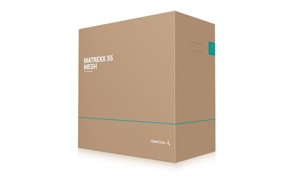 DeepCool Matrexx 55 Mesh ARGB 4F Midi Tower musta