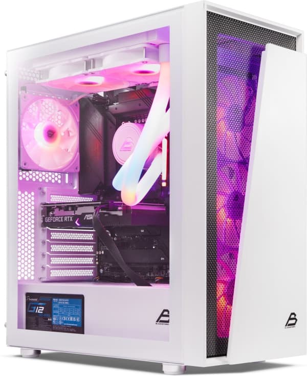 Blackstorm Artemis 3705 ATX-chassi med fönster, vit