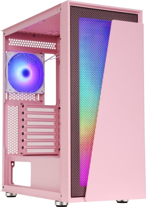 Blackstorm Artemis 3705 ATX-kabinett med vindu, rosa