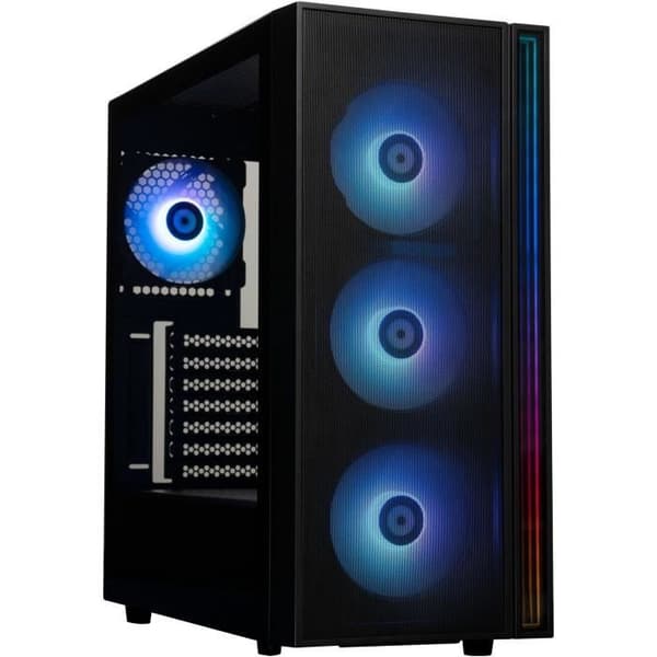PC-fodral - BITFENIX - Fang ARGB (svart) - Medium tower - ATX-format - Utan strömförsörjning