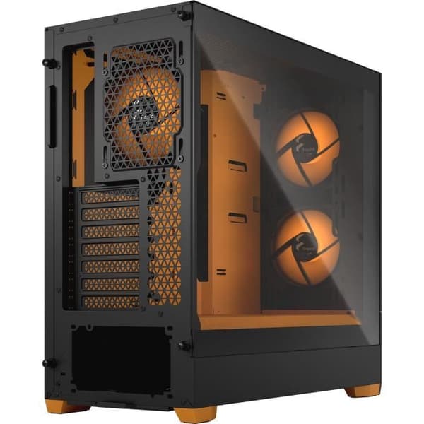 FRACTAL DESIGN - Pop Air RGB Orange TG - PC-fodral - Orange (FD-C-POR1A-05)