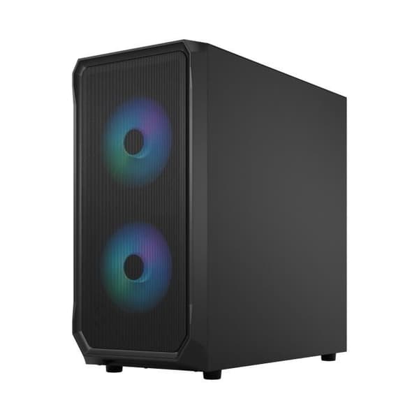 PC-fodral FRACTAL DESIGN Focus 2 RGB Black TG Clear Tint
