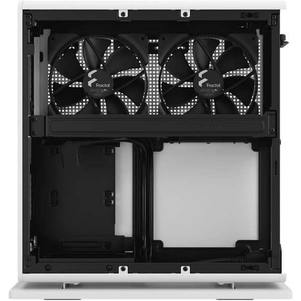 Mini Tower Case - FRACTAL DESIGN - Ridge White mITX - PCIe 4.0 - Vit