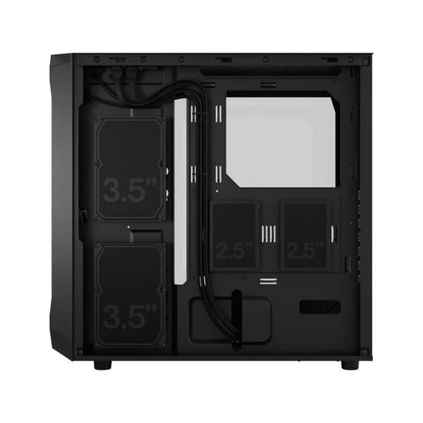 PC-fodral FRACTAL DESIGN Focus 2 Black TG Clear Tint