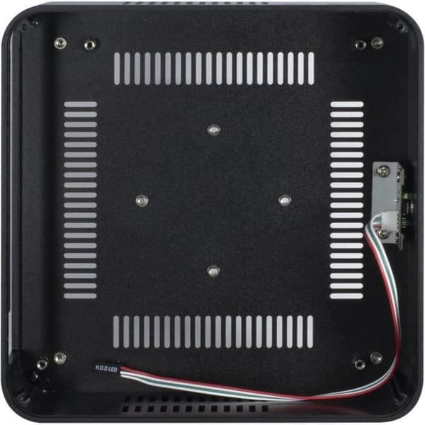 Inter-Tech A80 PC-fodral - ITX - Svart - 60 W strömförsörjning - 2 interna fack - 2 USB 3.0-portar