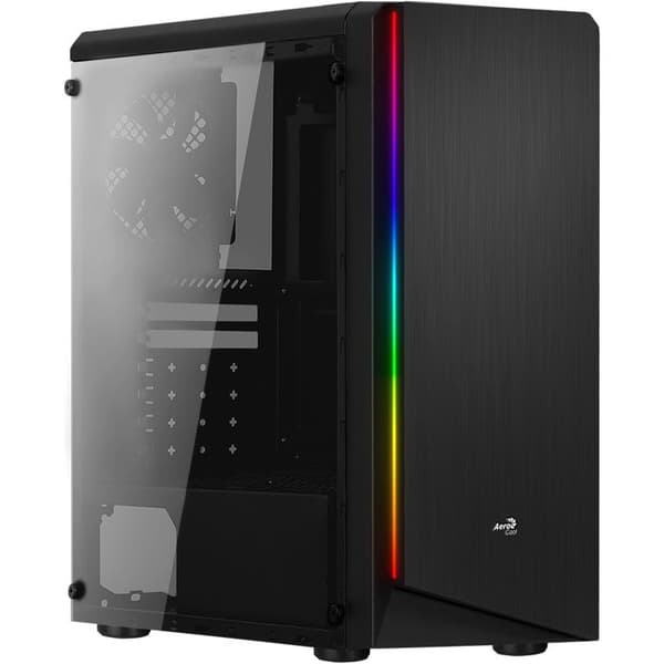 Midi-tornlåda - Aerocool - RIFT - Svart - SPCC - RGB-belysning - 120 mm fläktar