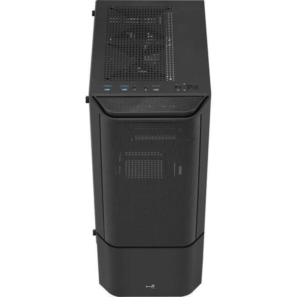 AeroCool Quantum Mesh-G V3 Mid-Tower ATX-fodral med glaspaneler (svart)
