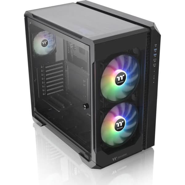 PC-fodral - THERMALTAKE - View 51 TG ARGB - Fodral utan strömförsörjning - Stort torn - E-ATX-format - Svart (CA-1Q6-00M1WN-00) Svart