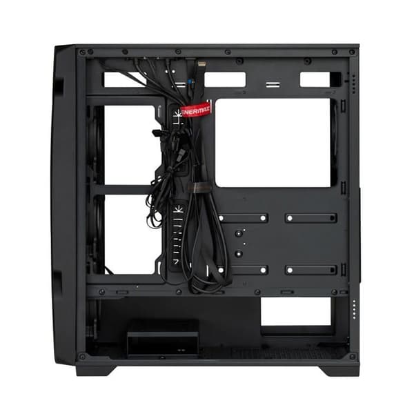 Enermax - ECA-MS31-BB-ARGB - MarbleShell MS31 Black Gaming PC-fodral + 4 ARGB PWM-fläktar och VGA-stöd ingår
