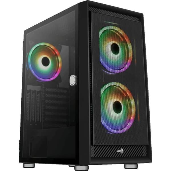 PC-fodral - AEROCOOL - Graphite G V3 - Fodral utan strömförsörjning - Medium torn - ATX-format - Svart (ACCM-PB24133.11) Svart