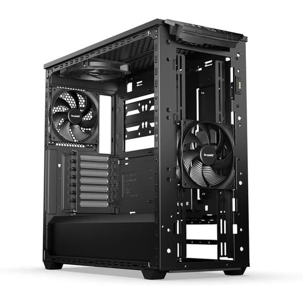 var tyst! Shadow Base 800 DX Mid Tower Fodral - svart Svart