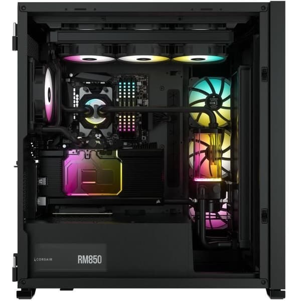 CORSAIR iCUE 7000X RGB PC-fodral i härdat glas - svart (CC-9011226-WW)