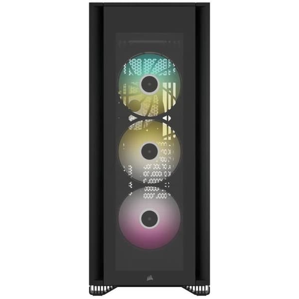 CORSAIR iCUE 7000X RGB PC-fodral i härdat glas - svart (CC-9011226-WW)