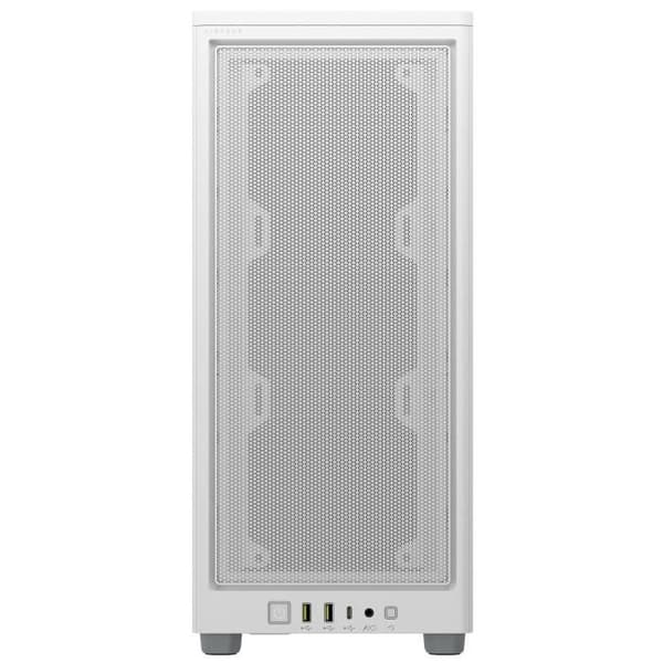 PC-fodral - CORSAIR - iCUE 2000D Airflow - Mini ITX - Stålpaneler - AF120 SLIM fläkt ingår - Vit - (CC-9011245-WW)