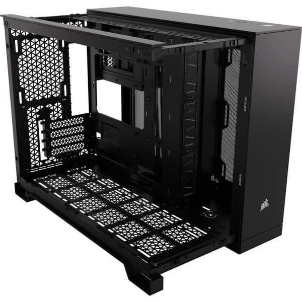 PC-fodral - CORSAIR - 2500X härdat glas Micro ATX Dual Chamber - Svart