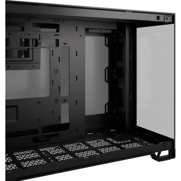 PC-fodral - CORSAIR - 2500X härdat glas Micro ATX Dual Chamber - Svart