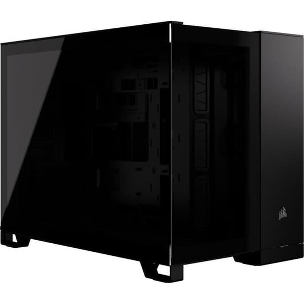 PC-fodral - CORSAIR - 2500X härdat glas Micro ATX Dual Chamber - Svart Svart