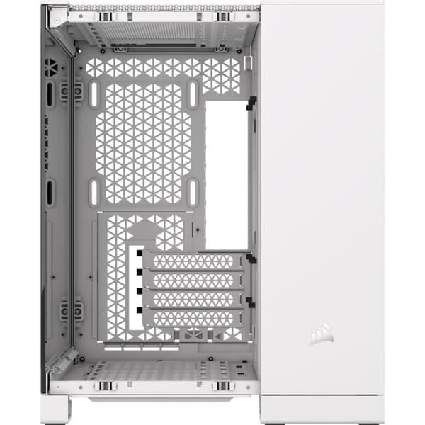 PC-fodral - CORSAIR - 2500X härdat glas Micro ATX Dual Chamber - Vit