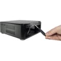 Miniatyrbild 3 av 4: Inter-Tech ITX A60 PC-fodral - ITX-Tower - Aluminium - Svart - 60 W - 2,5" - 2 interna fack