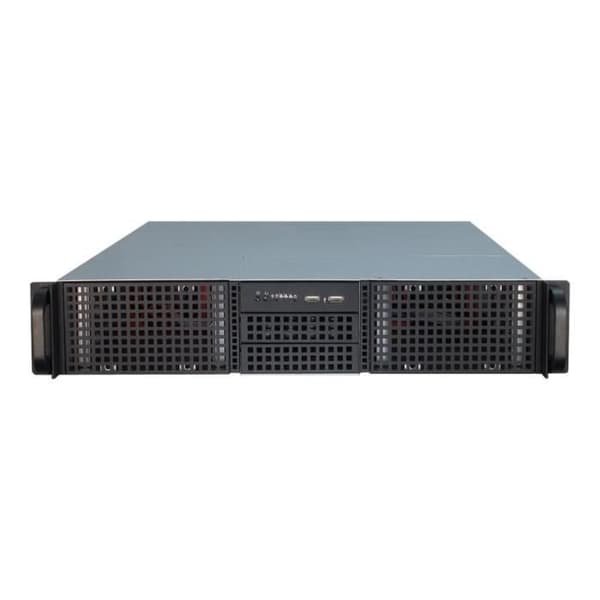 Inter-Tech IPC 2U-20255 Rackmonterbar 2U full AT ingen strömförsörjning (EPS2U) USB