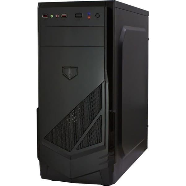 Inter-Tech B-30 PC-fodral - Svart - ATX/Micro-ATX - 2 främre fläktar - 5 interna fack