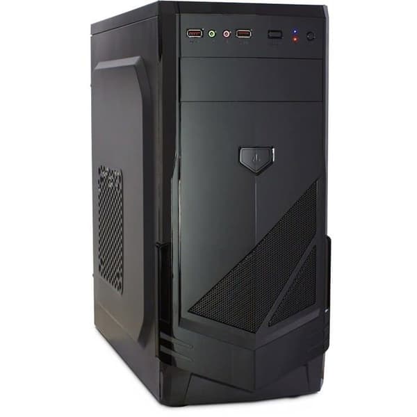Inter-Tech B-30 PC-fodral - Svart - ATX/Micro-ATX - 2 främre fläktar - 5 interna fack Svart