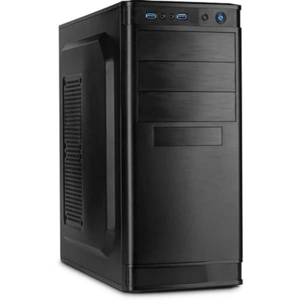 Inter-Tech IT-5905 ATX Midi Tower - Ingen strömförsörjning - 5 interna fack - 3 expansionsfack - 2 x USB 3.0 Svart