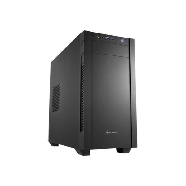 Sharkoon S1000 Tower micro ATX utan strömförsörjning svart USB-Audio Svart