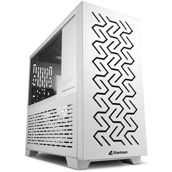 Sharkoon MS-Z1000 Semi-Tower ATX-fodral Vit mATX Vit